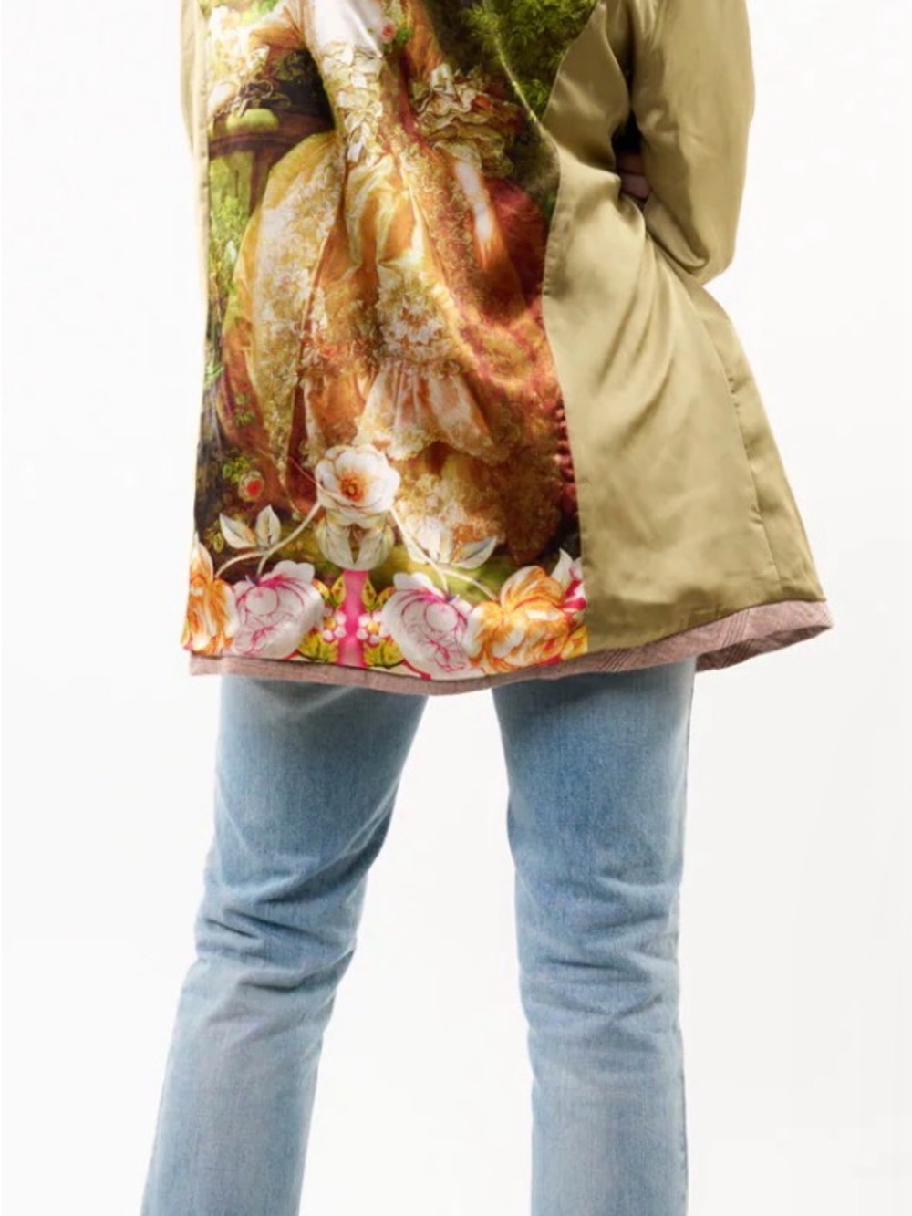 Aratta Blush Pink Plaid Blazer with Floral Embroidery - Picture 10 of 11